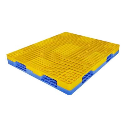 China Double Faced Stackable Plastic Pallets HDPE 1400*1200 for sale