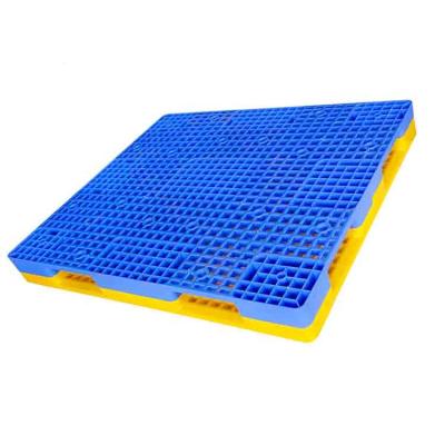 China 6 Runners Euro HDPE Plastic Pallet Plastik Heavy Duty 140*120cm for sale