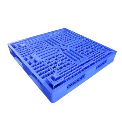 China PE Heavy Duty 43x43 Plastic Pallets Euro Flame Retardant 2 Way Entry for sale