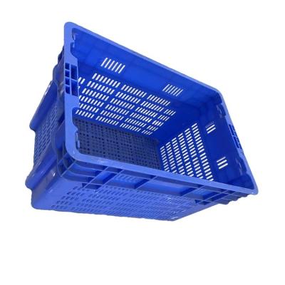 China 2Kg Nestable Plastic Moving Crate 600 X 400 For Vegetable Market for sale