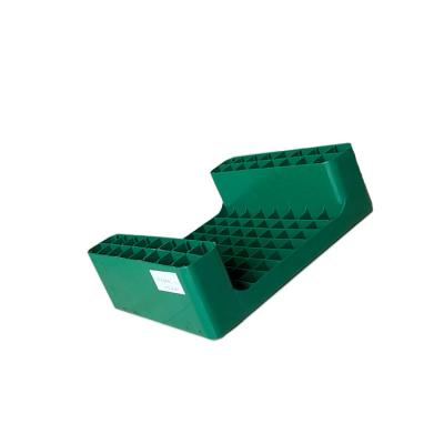 China PP Nestable Green 450x350 Plastic Warehouse Pallet For Port for sale