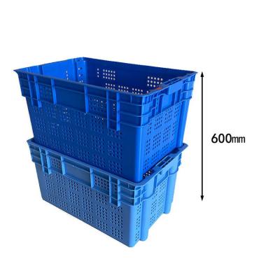 China Recyclable HDPE  Plastic Crates 200lbs Stackable Storage Crates for sale