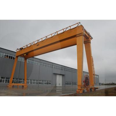 China Tipo de 20 toneladas pórtico móvel Crane With Rail de A do feixe dobro industrial à venda