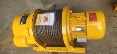 China High Speed Electric Straight Winch 5 Ton For Crane for sale