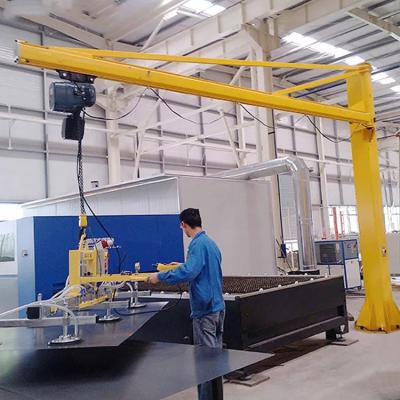 China Column Or Pillar Swing Lever Jib Crane Electric Revolving 360 Degrees for sale