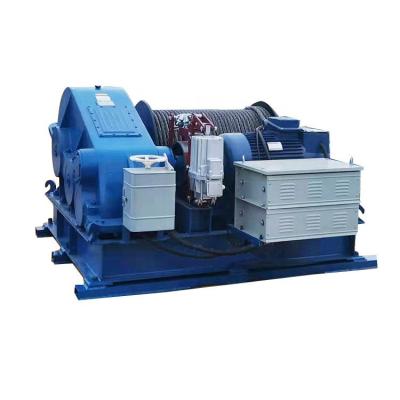 China Double Speed Electric Wire Rope Winch For Wire Pulling 5 Ton 10 Ton for sale