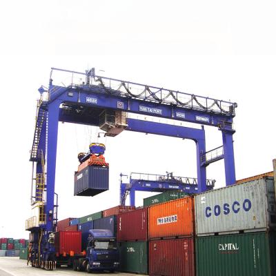 Κίνα 30,5t/35t/40,5t Rubber Tire RTG Container Crane Shipbuilding Gantry Crane προς πώληση