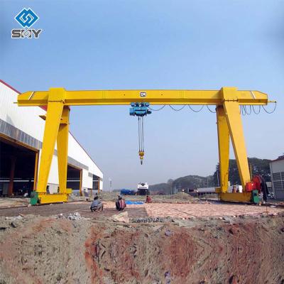 China Single Beam 5 Ton Gantry Crane Semi Goliath Crane for sale