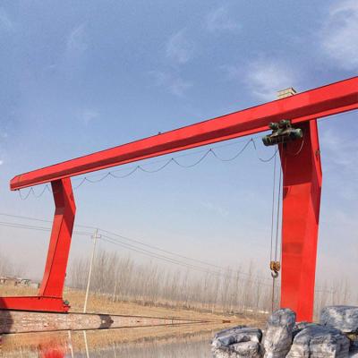 China Industrial Overhead Single Girder Semi Gantry Crane 30 Ton For Workshop for sale