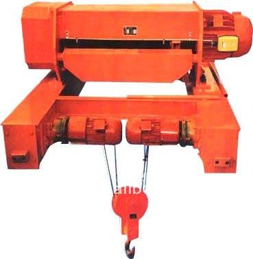 China Machining lifting Electric Crane Hoist 2 Ton Wire Rope Hoist Trolley for sale