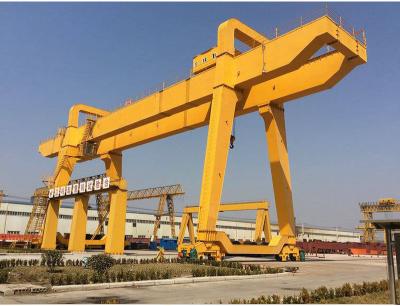 China Load And Unload Double Girder Gantry Crane For Warehouse for sale