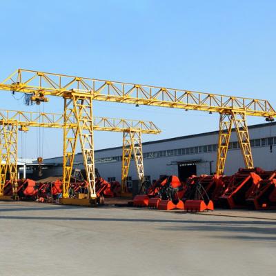 China 10 Ton MH Type Single Girder Gantry Crane Trussed Type for sale