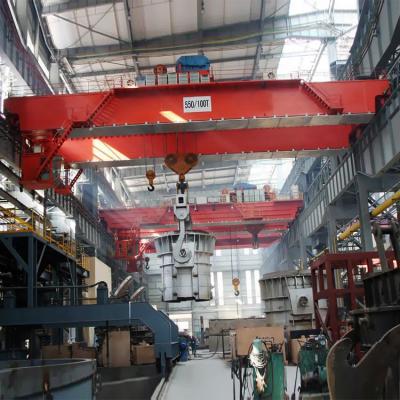 Китай Мостовой кран прогона двойника дистанционного управления надземный электромагнитный 15 тонн продается