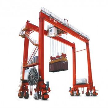 China ISO RTG High Working Class Rubber Tyred Gantry Crane For Shipping Container for sale