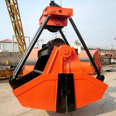 China Mechanical Grab Clam Lifting Bucket For Crane Four Rope for sale