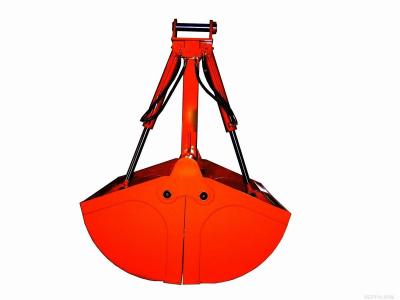 China OEM Flap Mechanical Clamshell Crane Bucket Double Rope for sale