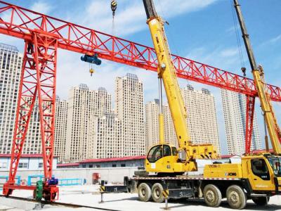 China pórtico de aço Crane Customized da viga do dever Q345 da luz 5t~20t único à venda