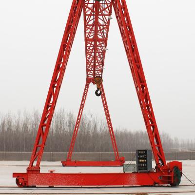 China MH Trussed Type Overhead Rail Mounted Gantry Crane Single Girder for sale