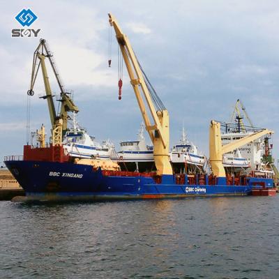 China 20 Ton Hydraulic Marine Deck Crane para o barco à venda