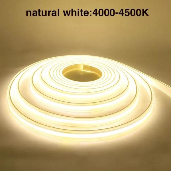 Quality 3000K 4000K 6000K 12V 480 Leds 8mm Width 12w/M 90Ra COB LED Strip for sale