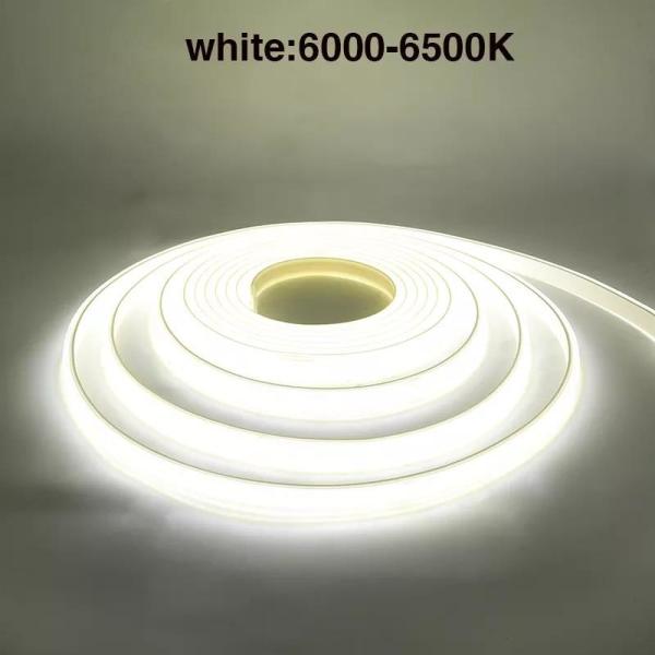 Quality 3000K 4000K 6000K 12V 480 Leds 8mm Width 12w/M 90Ra COB LED Strip for sale