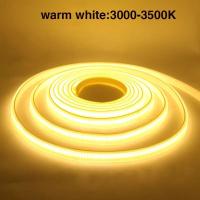 Quality 80Ra 320 Leds/M DC 12V 24V COB LED Flexible Strip Lights 2700K 3000K 4000K 6000K for sale