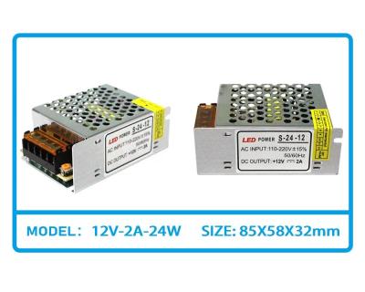 China 25W DC 12V 2A 	S Power Supply Switching LED Power Supply for sale