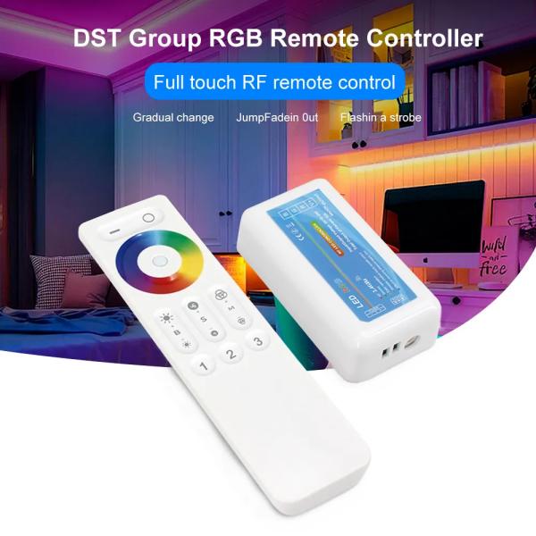 Quality 144W RGB WW CW Controller PWM Control Full Touch Rf 3 Channels 3 Zone Touch For for sale