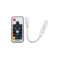 Quality DC 5-24V RGB WW CW Controller Mini Rf Wireless 17 Keys RGB LED Controller For for sale