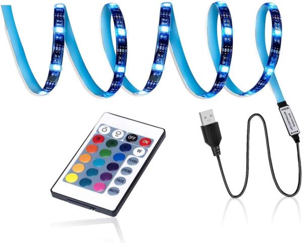 Quality 5V USB Full Kit 2m 3m 4m 5m 30d/M Flexible Bluetooth TV Backlight LED RGB Strip 5050 SMD for sale