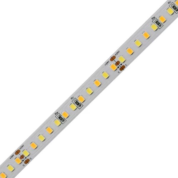 Quality Flexible LED SMD 2835 LED Strip 120leds/M 10mm LED Strips CCT Adjustable 1800K-6500K Warm White Cool White Dual Colors for sale