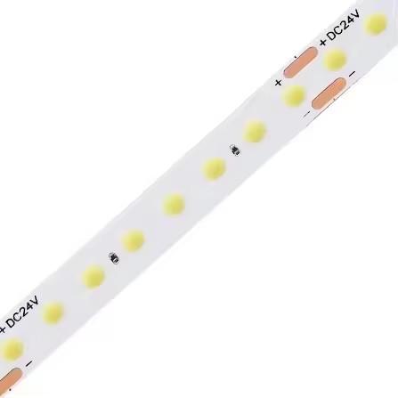 Quality Customized 90Ra COB LED Strip Flexible Warm White Dot Free 8mm Ultra Thin White for sale