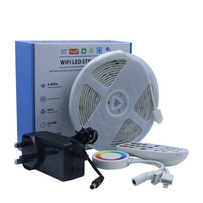 China RGBIC Programmable 2.5W/M IP65 SMD5050 WIFI LED Strip Light for sale