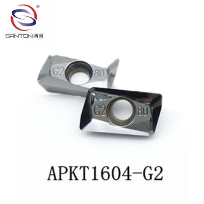 Китай Вставки 1604 карбида K05 APKT для филировать вставки инструмента карбида ISO14001 2800 TRS продается