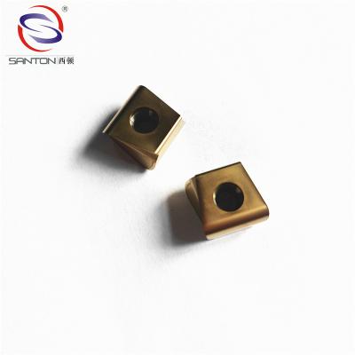 China Higher Strength 91.5 HRA Chip Breaker Inserts OHSAS18001 Vibration Resistant for sale