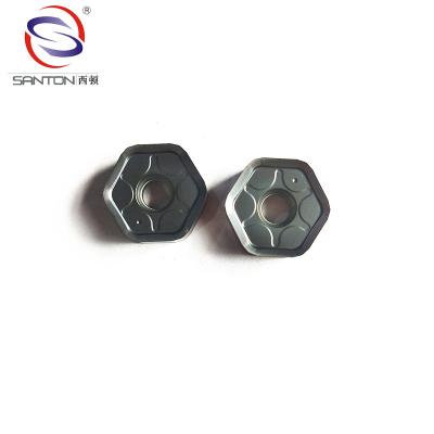 China 91.5 HRA High Feed Milling Inserts High Impact Among W Co Ti milling inserts for sale