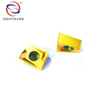 China High Feed MT CVD Coated Inserts Golden Coating C6 Carbide inserts for sale