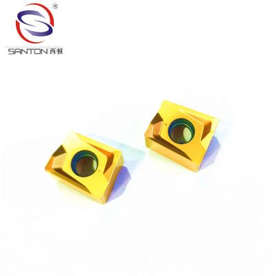 China P45 Edge Matrix High Feed Milling Inserts High Strength For Heavy Duty Roughing for sale