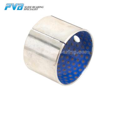 China Blue Color POM Bushing Metal Polymer Composite Sleeve Bearings for sale