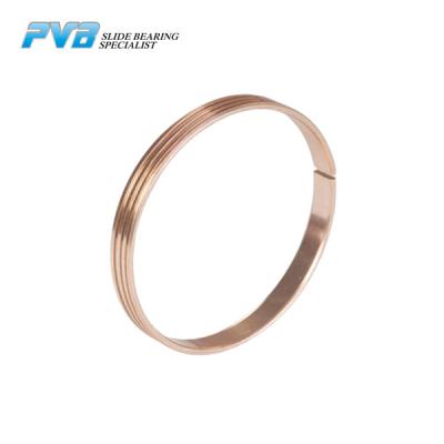 Chine CuSn8P0.3 a enveloppé l'anneau en bronze de baguage cylindrique de rapport en bronze de plongeur à vendre