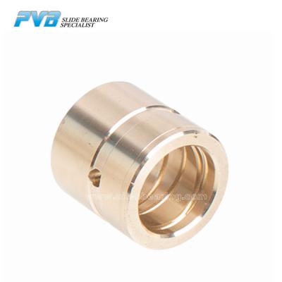 China CuZn25Al6Fe3Mn3 Solid Bronze Bushing Oil Lubricated Brass Bearing Bushing for sale