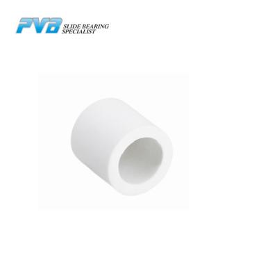 China Glass Fiber Thermoplastic Plastic Bushing Ivory PTFE Cylindrical Bushing for sale