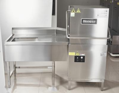 China Máquina de lavar louça automática Hood Type High Temperature Dishwasher do transporte à venda