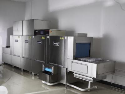 China Tipo máquina de lavar louça industrial portátil do voo do OEM da máquina de lavar louça 380V à venda