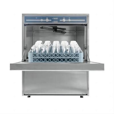China 50Hz Commercial Glass Dishwasher Undercounter Silver Stainless Steel Dishwasher for sale