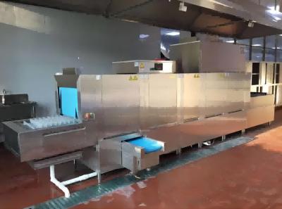 China Automáticamente CE comercial de Canteen Domestic Dishwasher del lavaplatos del transportador en venta