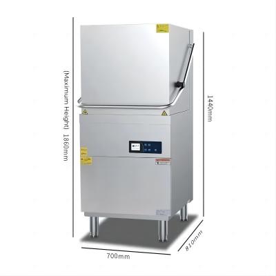 China máquina de lavar louça comercial Freestanding Hospital Dishwasher da cozinha 50Hz à venda