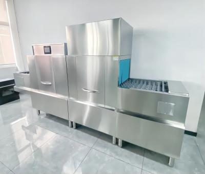 China Restaurant Conveyor Belt Dish Machine 380V Commercial Dish Dryer Machine for sale