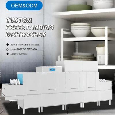 China OEM Commercial Stainless Steel Dishwasher High Pressure Freestanding Dishwasher for sale