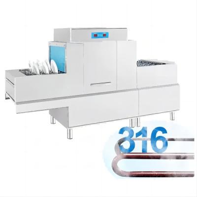 China Commercial Rv Countertop Dishwasher 380V Conveyor Belt Dishwasher for sale